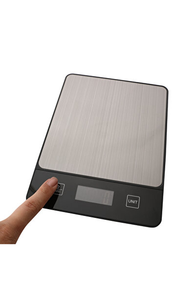 Lawazim 10kg Digital Kitchen Scale - Stainless Steel with LCD & Tare