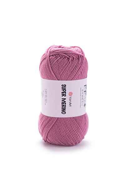 Yarnart Super Merino - Πλεκτό Χέρι Νήμα Σκούρο Ροζ-275