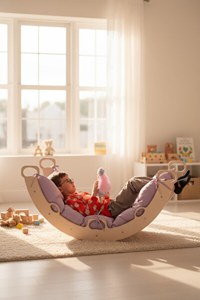 MONTETOYS Montessori Arch Ve Organik Pamuklu Yastık