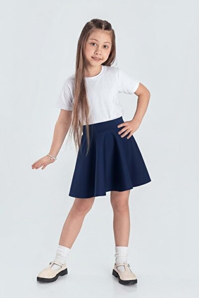 Mnk Baby&Kids Fusta de ceremonie Scuba 23 aprilie 29 octombrie MNK0565 ALBASTRU ÎNCHIS