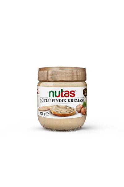 Nutas Sütlü Fındık Kreması 400 Gr Cam Kavanoz