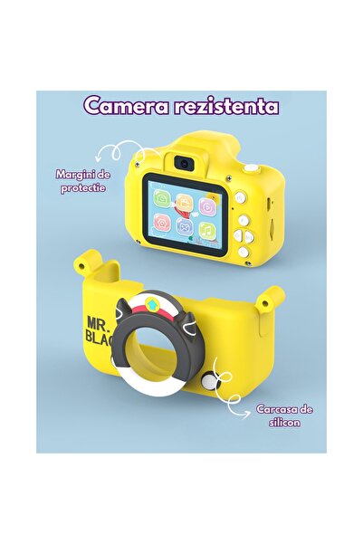 SMARTIC Children's digital camera, Full HD 1080p, 40MP, 2.4", SD 32GB, selfie+3 games+MP3
