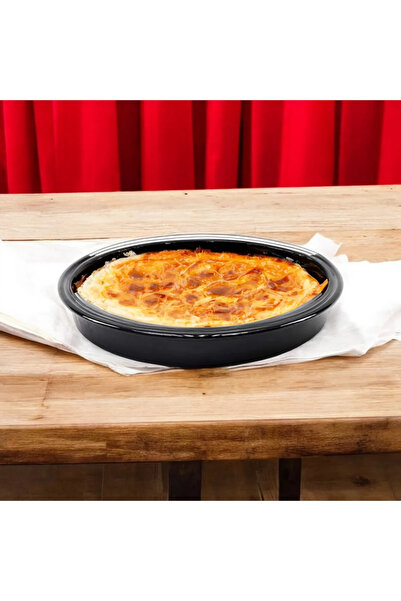 emaye market 34 cm Enamel Baking Tray Large Size Round Zinc Tray 34X6Cm Healthy Enamel Pastry Baklava Tray