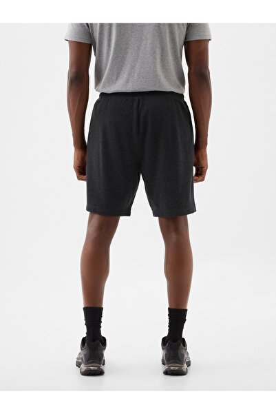 GAP Erkek Koyu Gri 8'' Gap Logo Fransız Havlu Kumaş Şort