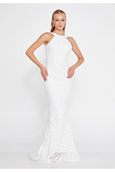 MAXXE 5860PAY PAYETLİ ABİYE ELBİSE