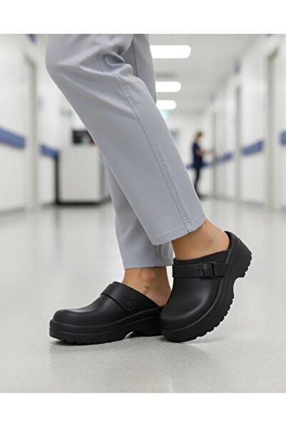 Akınal Bella Erkek Eva Sabo Doktor Medikal Aşçı Terlik Burnu Kapalı