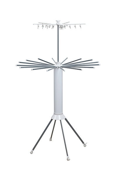 Lawazim Double Layer Rotating Octopus Clothes Drying Rack - 112x112x172cm