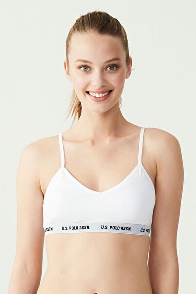 U.S. Polo Assn. Women's White Covered Bustier U.s 01.66116