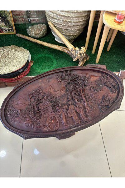 GÜRSES HOME SEHPA BALMUMU ÖZEL SERİ YAN SEHPA EL İŞÇİLİĞİ/EL OYMASI