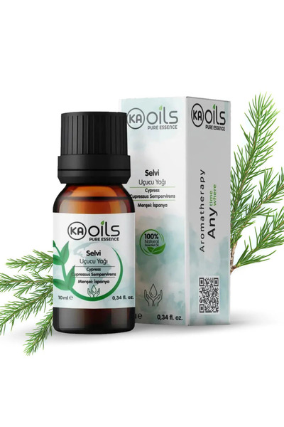 KAOils Pure Essence Cypress Essential Oil 10 ml - Cypress Essential Oil 100% ...