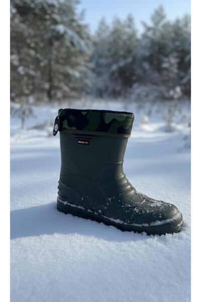 Akınal Bella Ab80-10 Унісекс Чорні шкарпетки Eva Ultra Легкі поліестерні короткі дощові чоботи