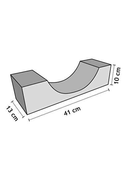 SCOPS Parmak Kaykay Rampası - Doğal Ahşap (2 adet Parmak Kaykay Hediyeli)