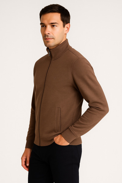 Maccali Ανδρικό χειμερινό πουλόβερ με μακρυμάνικο μπλουζάκι καθημερινής χρήσης