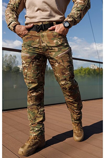 Lion camo Comfortable Tactical Pants, Scratch-Resistant with Abrasion Resistance