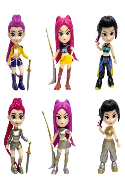 victiny Set 3 figurine K-Pop Demon Hunter 10 cm multicolor