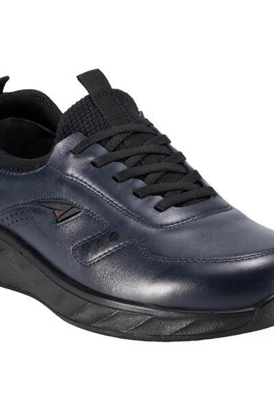 Forelli 46119-H Zagnos Navy Blue Men's Genuine Leather Shoes