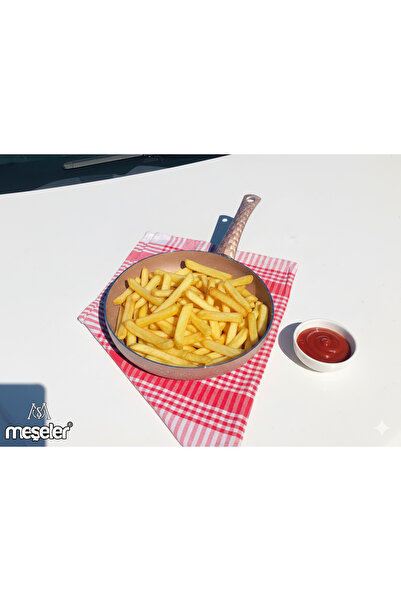 MEŞELER Granite Pan 24 cm Rose