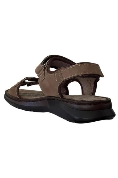 Forelli 40526 Bruce Sand Nubuck Men's Genuine Leather Sandals