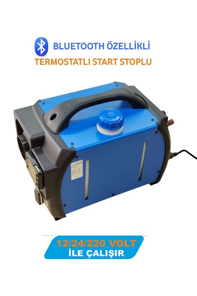 Titanium Çanta Tipi Webasto Dizel Isıtıcı Taşınabilir Bluetooth,lu 12/24/220 Volt