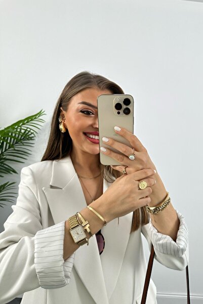 Lady Pixie Kadın Kolu Katlamalı Ceket