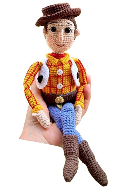 OYUNCAKPARK Disney Toy Story Woody Amigurumi Organik Oyuncak