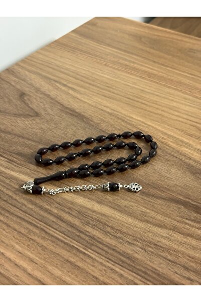 tesbihad مسبحة صلاة من مسحوق العنبر باللون الأحمر