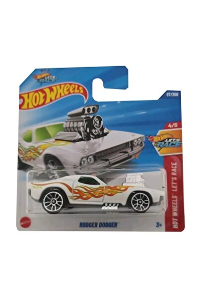 HOT WHEELS Αυτοκινητάκι Rodger Dodger, Λευκό, κλίμακα 1:64