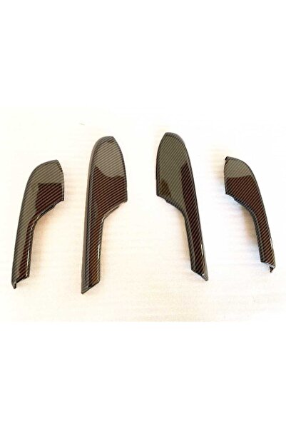 Genel Markalar Honda Civic Fc5 2016-2020 Kapı Kolçak Arkası Kaplama parlak ka...