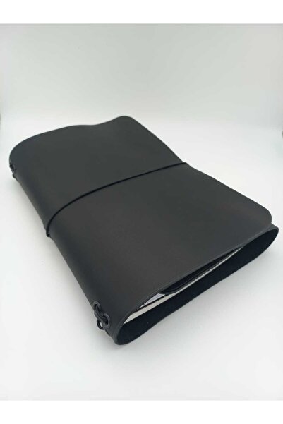 GALANDE Hakiki Deri A5 Defter Kabı - Kılıfı – El Yapımı -İçe Katlanan Model- ...