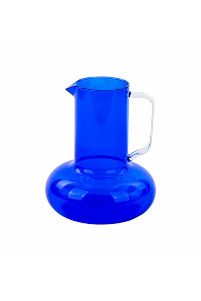 Nextpage Cam Kulplu Mavi Sürahi 1200 Ml Mt-013