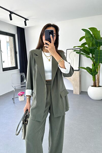 Lady Pixie Kadın Kolu Katlamalı Ceket