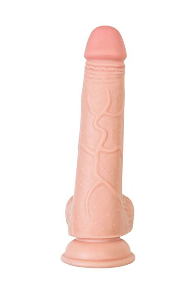 Ada Marketing Çift Katmanlı Ve Kıkırdaklı 22cm Yapay Penis Güçlü Vantuzlu Ve Siber Deri Özellikli Yapay Penis