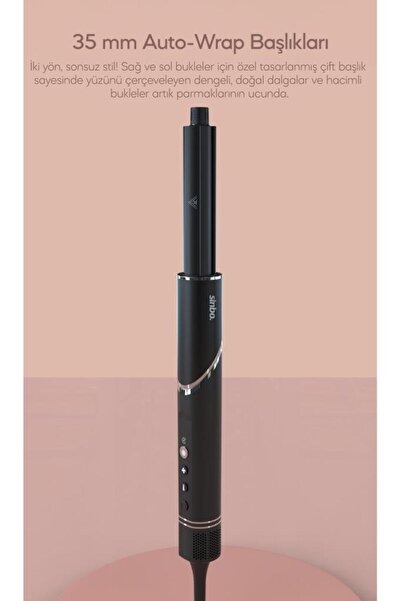 Sinbo Shd-1720 - Volum Air 5 in 1 Bldc Foldable Air Hair Dryer and Styling Device Black