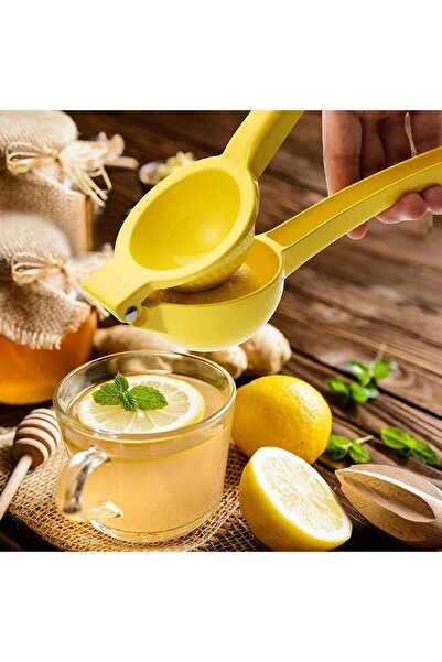 Raakmadezanmir 1 Adet Limon Sıkacağı - Portakal Limon Narenciye Sıkacağı Döküm 23 Cm