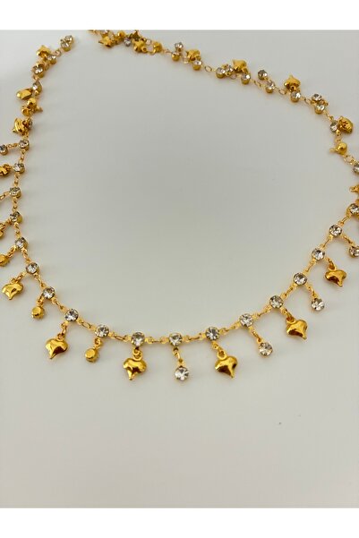 DeNors قلادة بتصميم قلب مرصعة بالأحجار