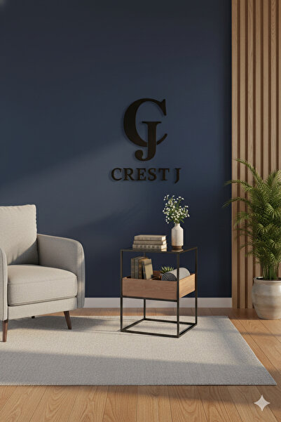 Crestj طاولة قهوة زجاجية