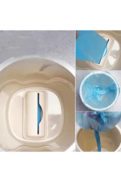 Raakmadezanmir 1 Piece Garbage Bag Dispenser Garbage Bag Organizer Attachment Adhesive Garbage Bag Attachment 1 Piece