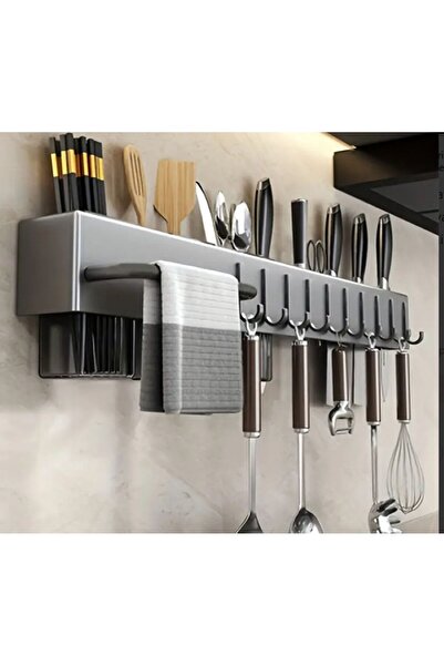 Alışveriş Kapısı 30 cm Mutfak Rafı Askılık Duvara Monte Kendinden Yapışkanlı Düzenleyici Delmeden Montaj