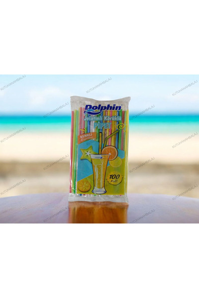 Dolphin Jelatinli Körüklü Pipet Ince 100 Lü