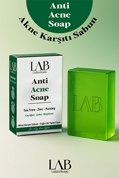 LADUES BEAUTY Lab Tea Tree Anti-Acne Soap with Zinc Maydonoz Effect