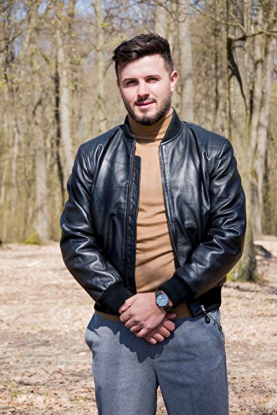 GeciDePiele Men's premium genuine leather jacket GDP-2091