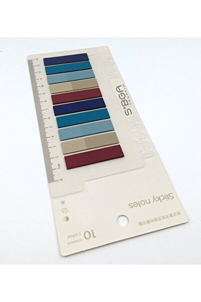 sibga tasarım Transparent Colored Postit Post-it Post It.Bookmark Bookmark Postit Sticker Note Paper 200 Sheets