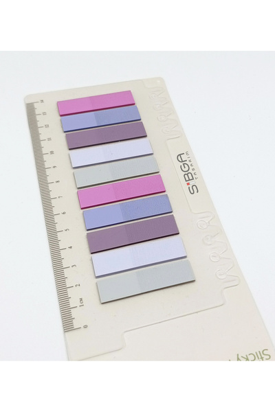 sibga tasarım Transparent Colored Postit Post-it Post It.Bookmark Bookmark Postit Sticker Note Paper 200 Sheets