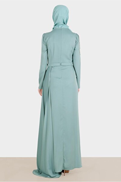 Alvina TAŞ İŞLEMELİ SATEN ABİYE 50234