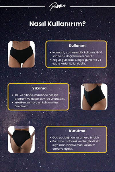 PEDDON Πακέτο ευκαιρίας 3 τεμαχίων Full Moon Cheesecake Εμμηνορροϊκά εσώρουχα Σούπερ απορροφητικά υγιεινά εσώρουχα που πλένονται και δεν διαρρούν