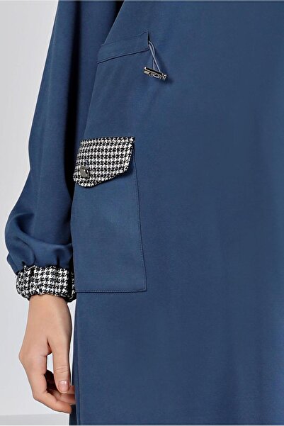 Alvina BÜZGÜ DETAYLI CEPLİ TUNİK 43414