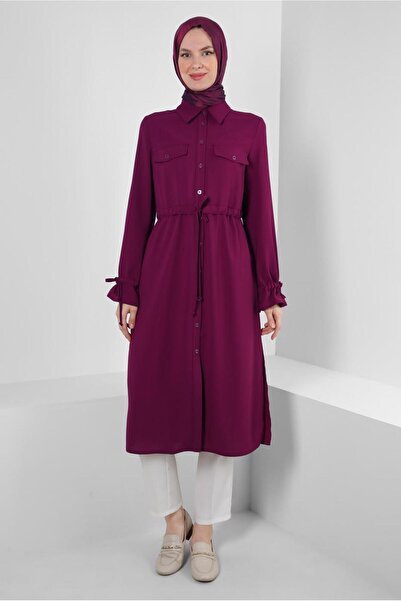 Alvina TUNIC WITH BUTTON WITH STRAPPED CUFFS 43831