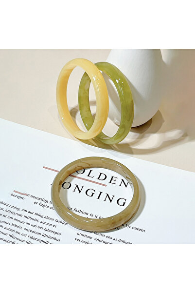 Choice KB294-9 3pcs New Vintage Resin Acrylic Bangle Set for Women Jewelry Ko...