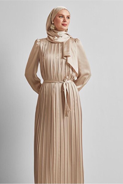 Alvina KUŞAKLI SATEN ELBİSE 45327