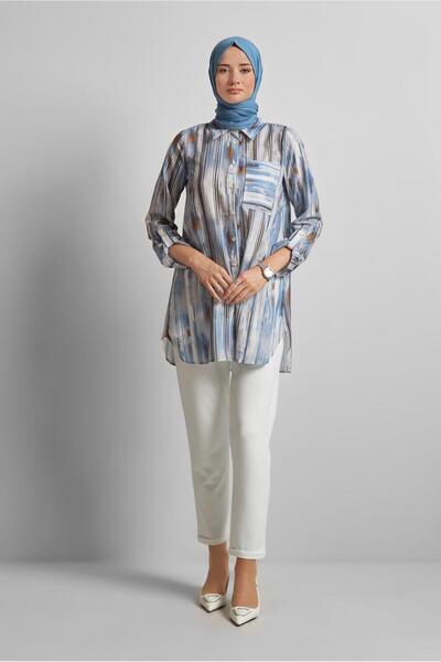 Alvina Linen Effect Tunic 45411